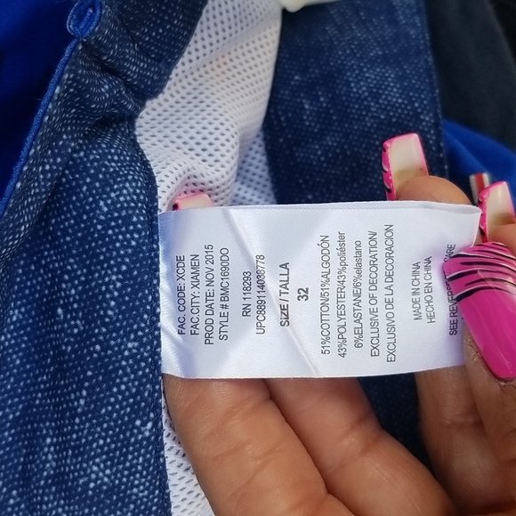 Dockers Swim Shorts Slim Fit Blue Patternen 32 - Picture 3 of 7